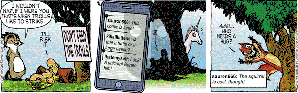 Over the Hedge on Friday October 17, 2014 Comic Strip