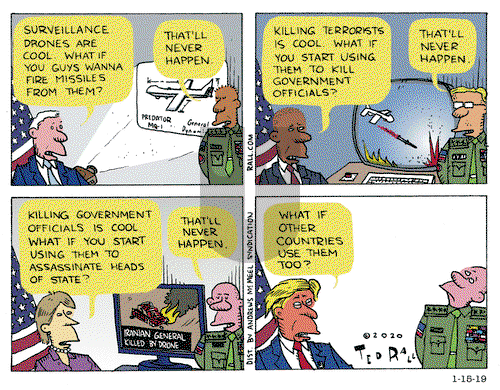 Ted Rall on Wednesday January 15, 2020 Comic Strip