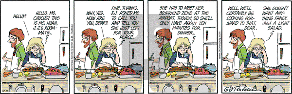 Doonesbury - Monday December 15, 2014 Comic Strip