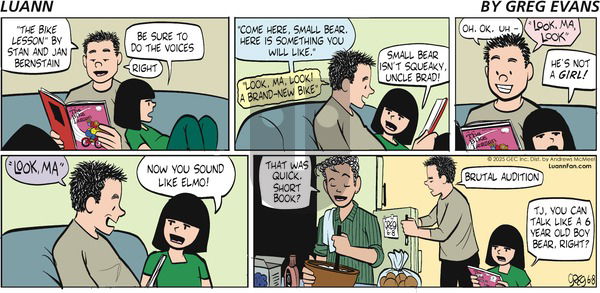 Luann on Sunday June 8, 2025 Comic Strip