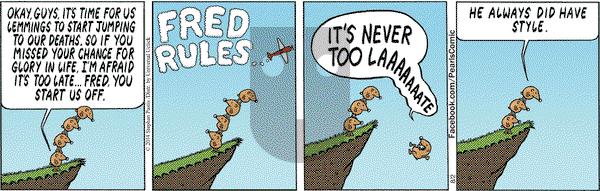 Pearls Before Swine on Saturday August 2, 2014 Comic Strip