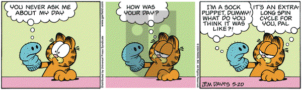 Garfield on Thursday May 20, 2004 Comic Strip