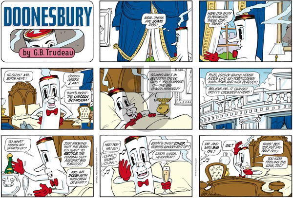 Doonesbury on Sunday October 14, 2001 Comic Strip