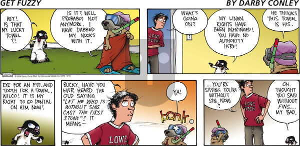 Get Fuzzy - Sunday September 15, 2013 Comic Strip