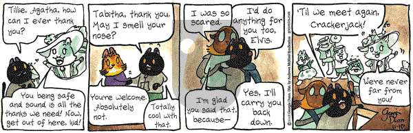 Breaking Cat News on Thursday November 1, 2018 Comic Strip