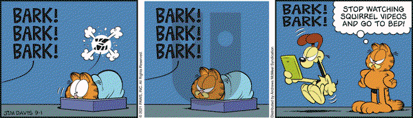 Garfield - Wednesday September 1, 2021 Comic Strip