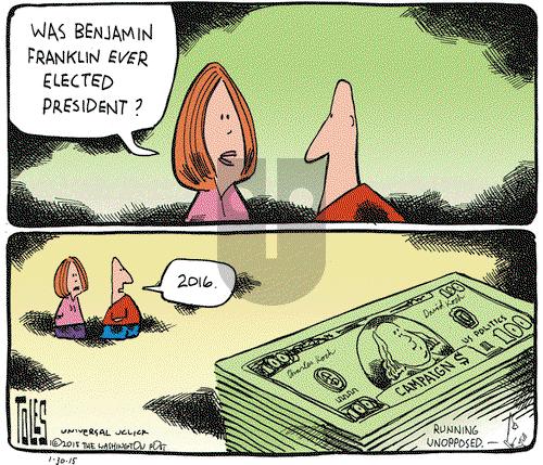 Tom Toles on Friday January 30, 2015 Comic Strip