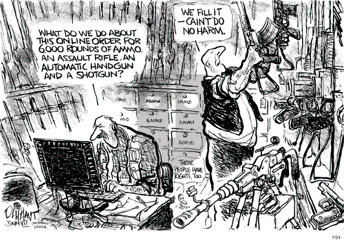 Pat Oliphant on Tuesday July 24, 2012 Comic Strip