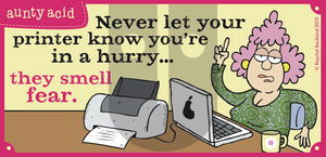 Aunty Acid on Friday October 9, 2015 Comic Strip