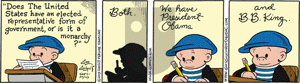 Nancy on Thursday September 24, 2009 Comic Strip