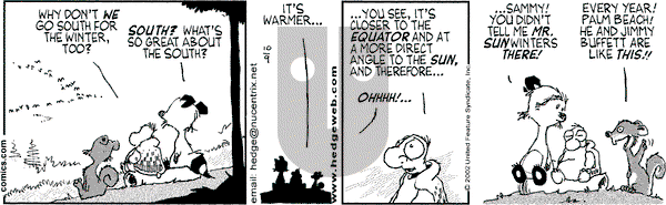 Over the Hedge on Wednesday October 9, 2002 Comic Strip
