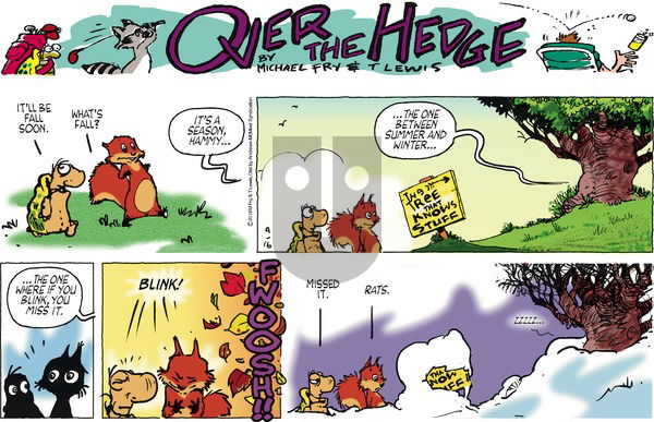 Over the Hedge on Sunday September 16, 2018 Comic Strip