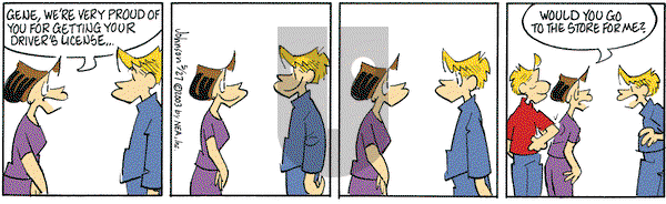 Arlo and Janis on Tuesday May 27, 2003 Comic Strip