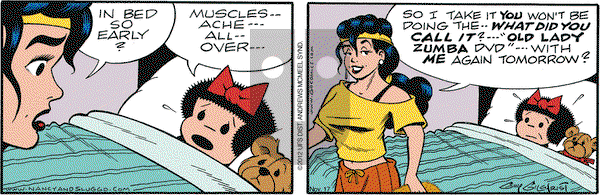 Nancy on Friday November 17, 2017 Comic Strip