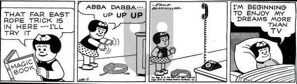 Nancy on Saturday June 5, 1971 Comic Strip