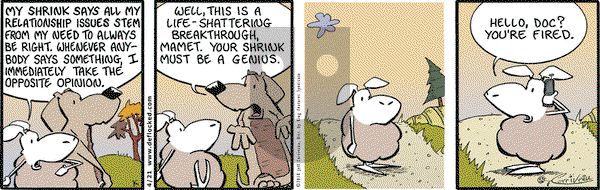 DeFlocked on Monday April 21, 2014 Comic Strip
