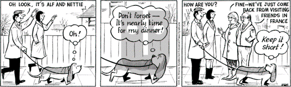 Fred Basset on Tuesday March 28, 2006 Comic Strip