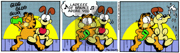 Garfield on Saturday March 4, 1989 Comic Strip