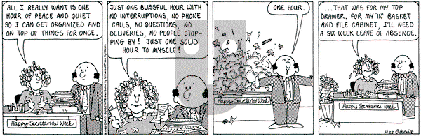 Cathy Classics on Friday April 28, 1995 Comic Strip