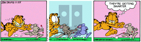 Garfield on Tuesday November 25, 1997 Comic Strip