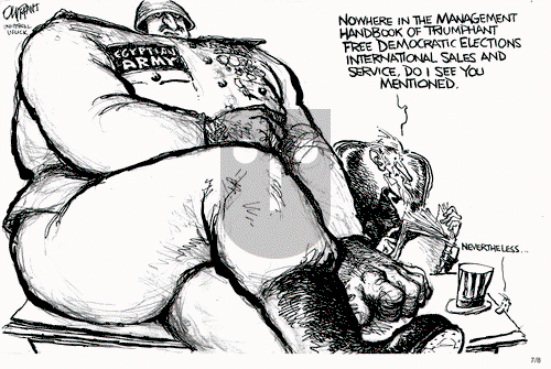 Pat Oliphant on Monday July 8, 2013 Comic Strip