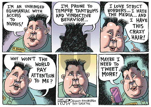 Rob Rogers on Tuesday February 21, 2017 Comic Strip