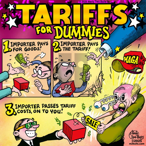 M2Bulls on Thursday March 13, 2025 Comic Strip
