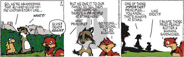 Over the Hedge on Tuesday August 24, 2010 Comic Strip