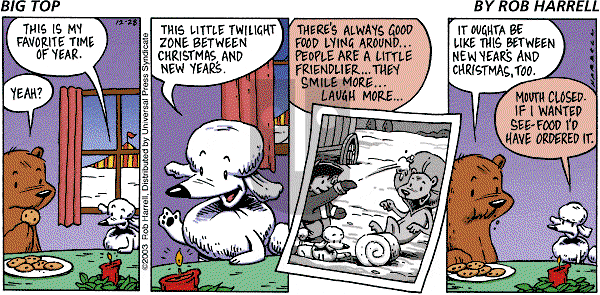 Big Top on Sunday December 28, 2003 Comic Strip