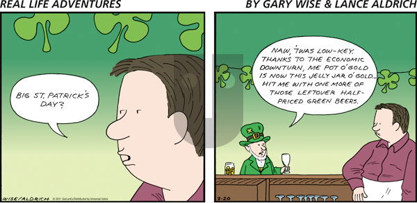 Real Life Adventures on Wednesday March 19, 2025 Comic Strip