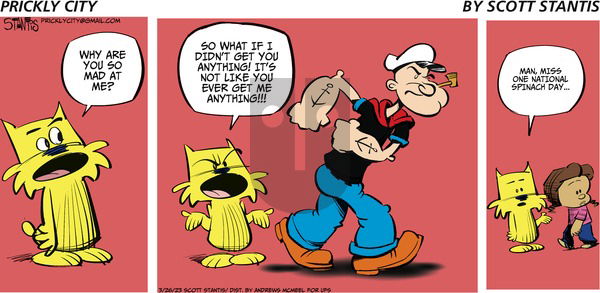 Prickly City - Sunday March 26, 2023 Comic Strip