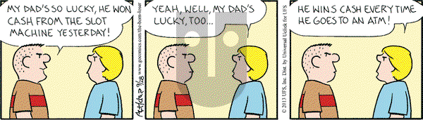 The Born Loser on Saturday September 28, 2013 Comic Strip