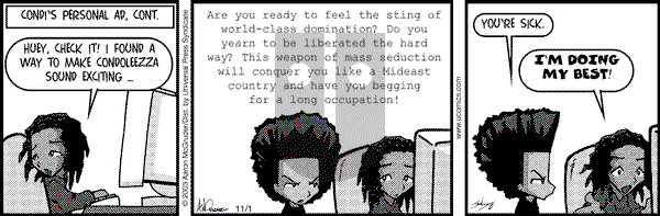 The Boondocks on Saturday June 4, 2011 Comic Strip