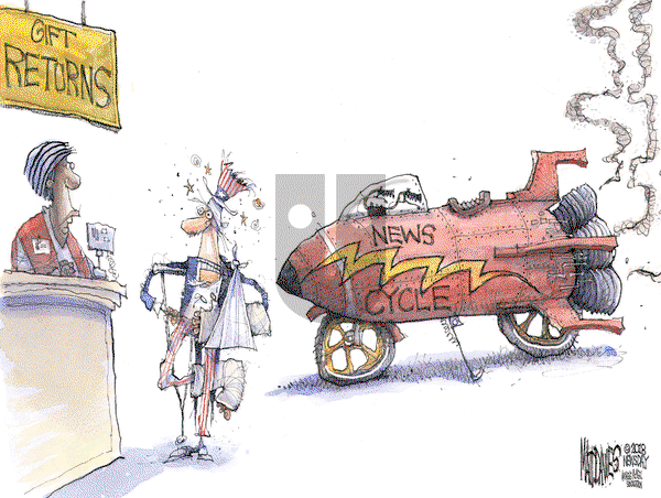 Matt Davies on Wednesday December 26, 2018 Comic Strip