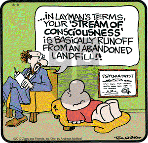 Ziggy on Monday March 18, 2019 Comic Strip
