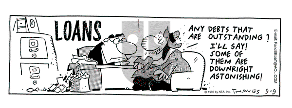 Frank and Ernest on Saturday September 9, 1995 Comic Strip