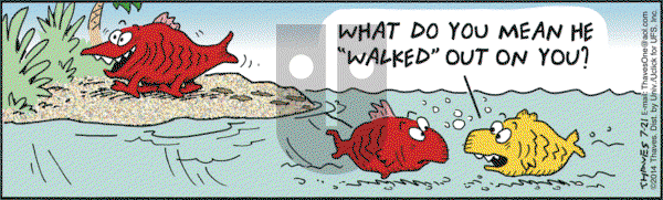 Frank and Ernest on Monday July 21, 2014 Comic Strip
