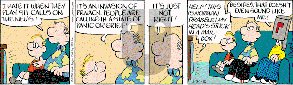 Drabble on Friday April 30, 2010 Comic Strip