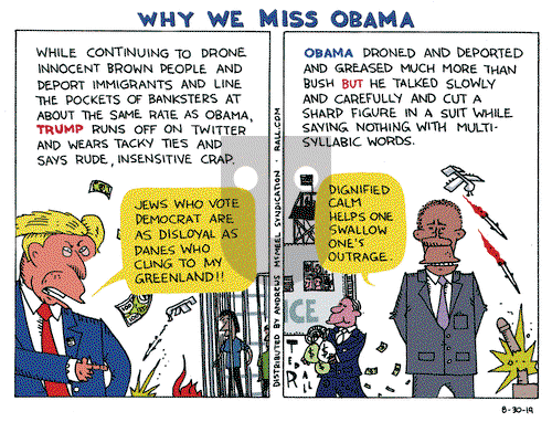 Ted Rall on Friday August 30, 2019 Comic Strip
