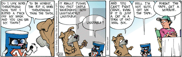 Get Fuzzy on Tuesday August 6, 2013 Comic Strip