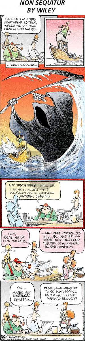 Non Sequitur on Sunday May 18, 2008 Comic Strip
