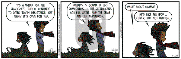 The Boondocks on Thursday November 25, 2004 Comic Strip