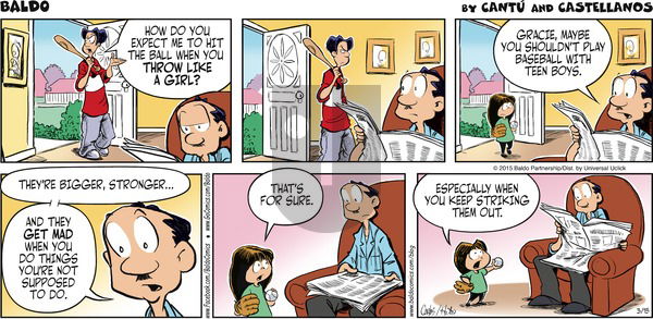 Baldo on Sunday March 15, 2015 Comic Strip