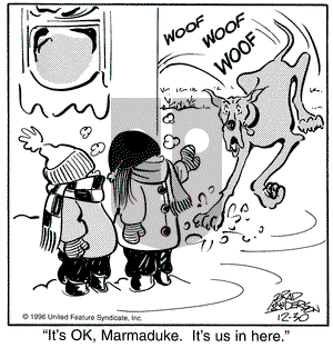 Marmaduke - Monday December 30, 1996 Comic Strip