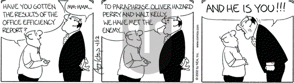 The Born Loser - Friday April 12, 2002 Comic Strip