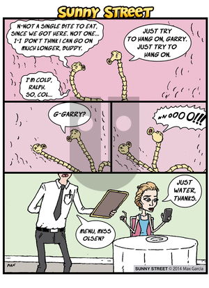 Sunny Street - Monday September 22, 2014 Comic Strip