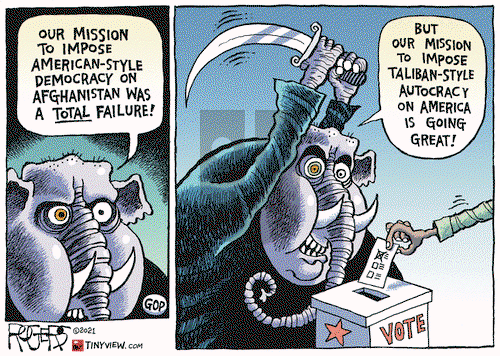 Rob Rogers on Thursday August 26, 2021 Comic Strip