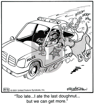 Marmaduke on Monday April 16, 2001 Comic Strip