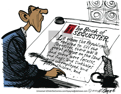 Henry Payne on Monday March 4, 2013 Comic Strip