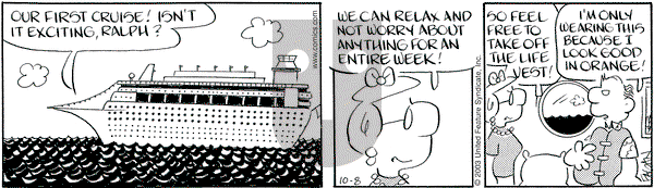 Drabble on Wednesday October 8, 2003 Comic Strip